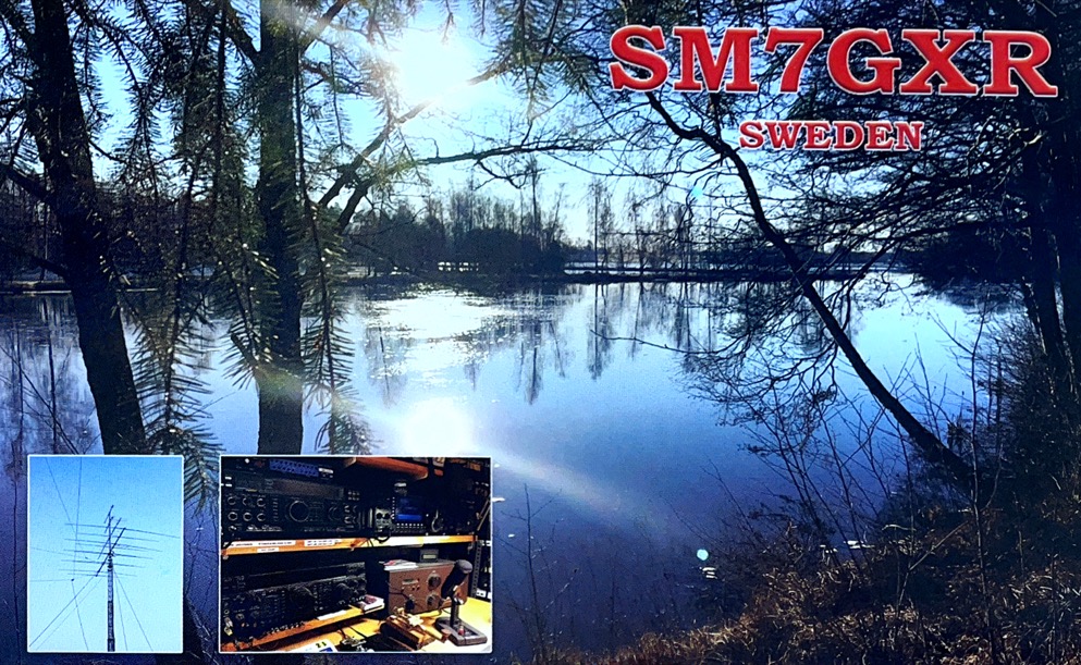 a random qsl card