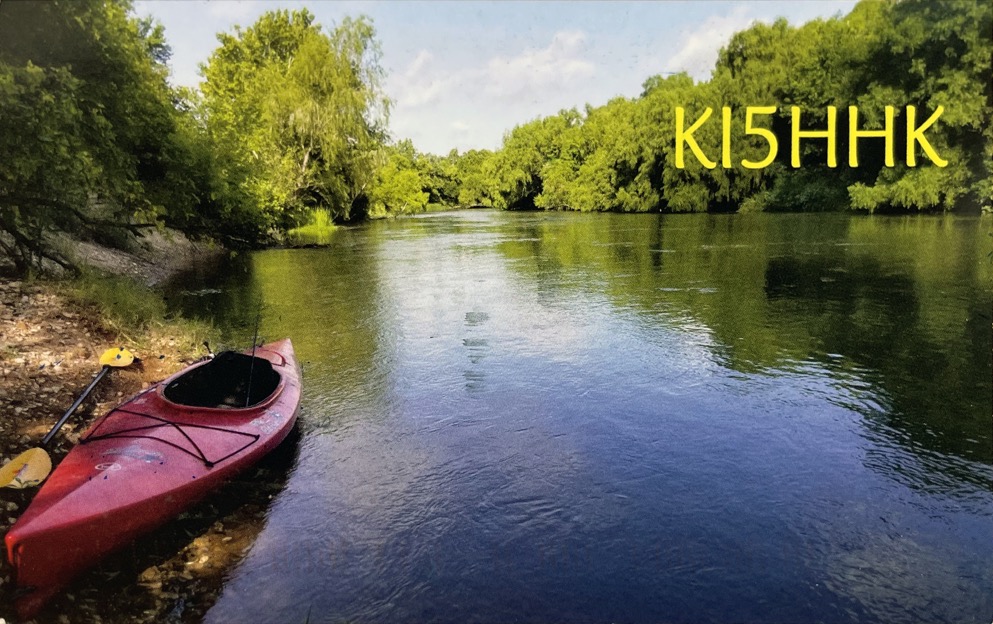 a random qsl card