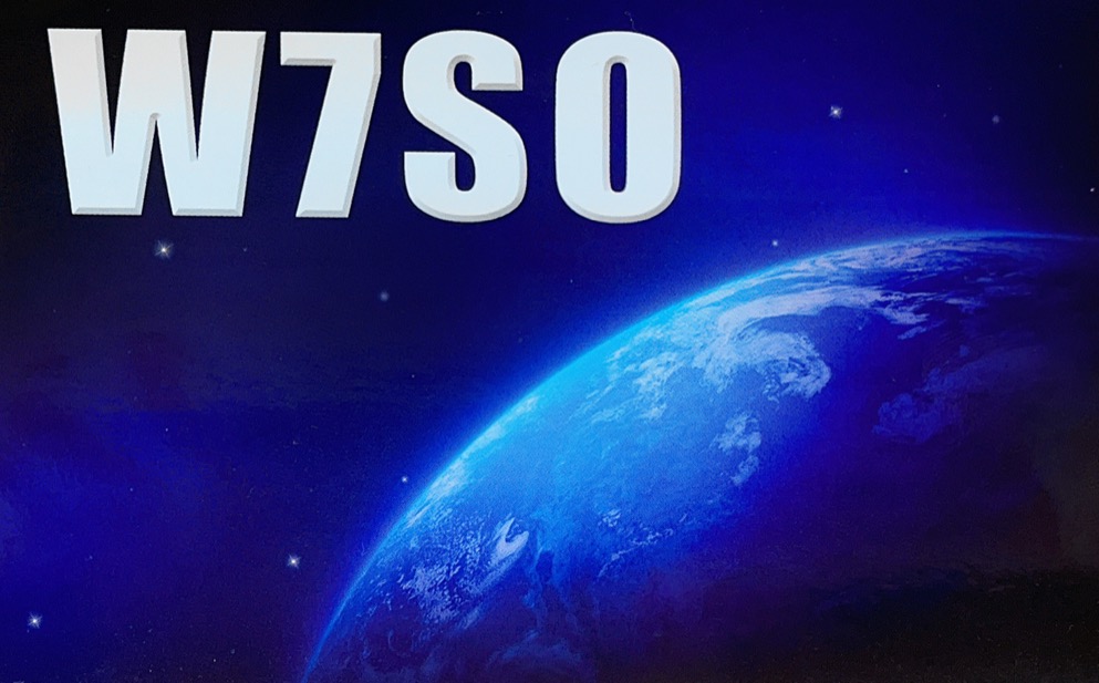 a random qsl card