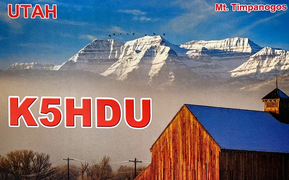 a random qsl card